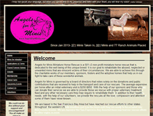 Tablet Screenshot of angelsforminis.com